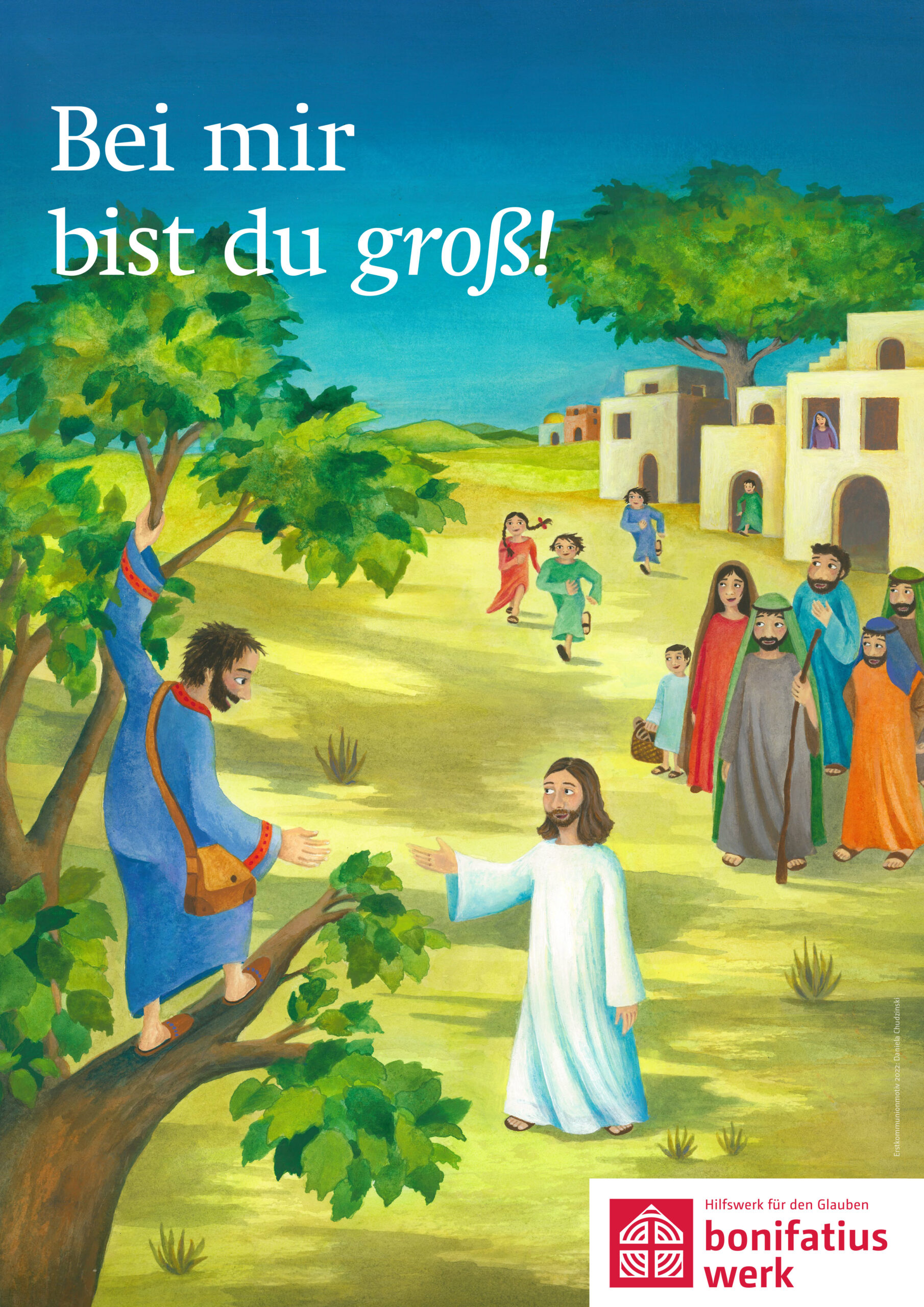 Plakat der Erstkommunionsaktion des Bonifatiuswerkes 