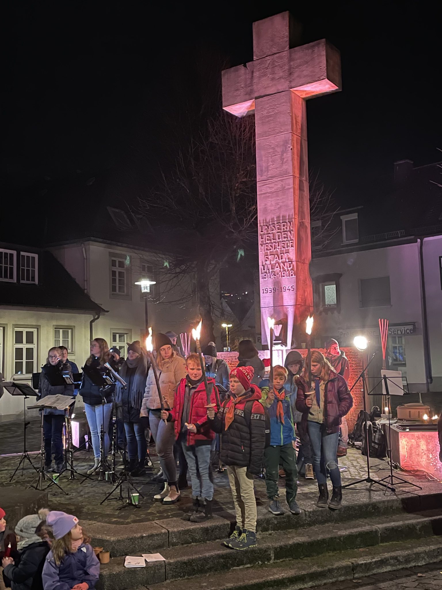 Rudelsingen im Advent anlässlich des Friedenslichts