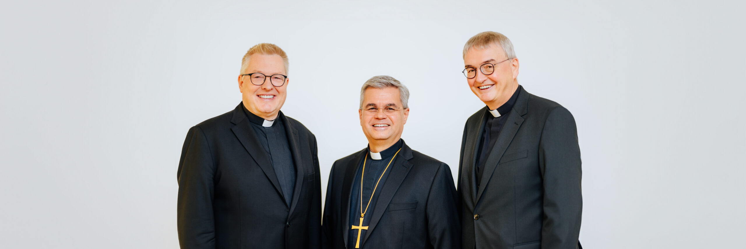 v.l.n.r. Msgr. Bredeck, Erzbischof Bentz und Prälat Dornseifer
