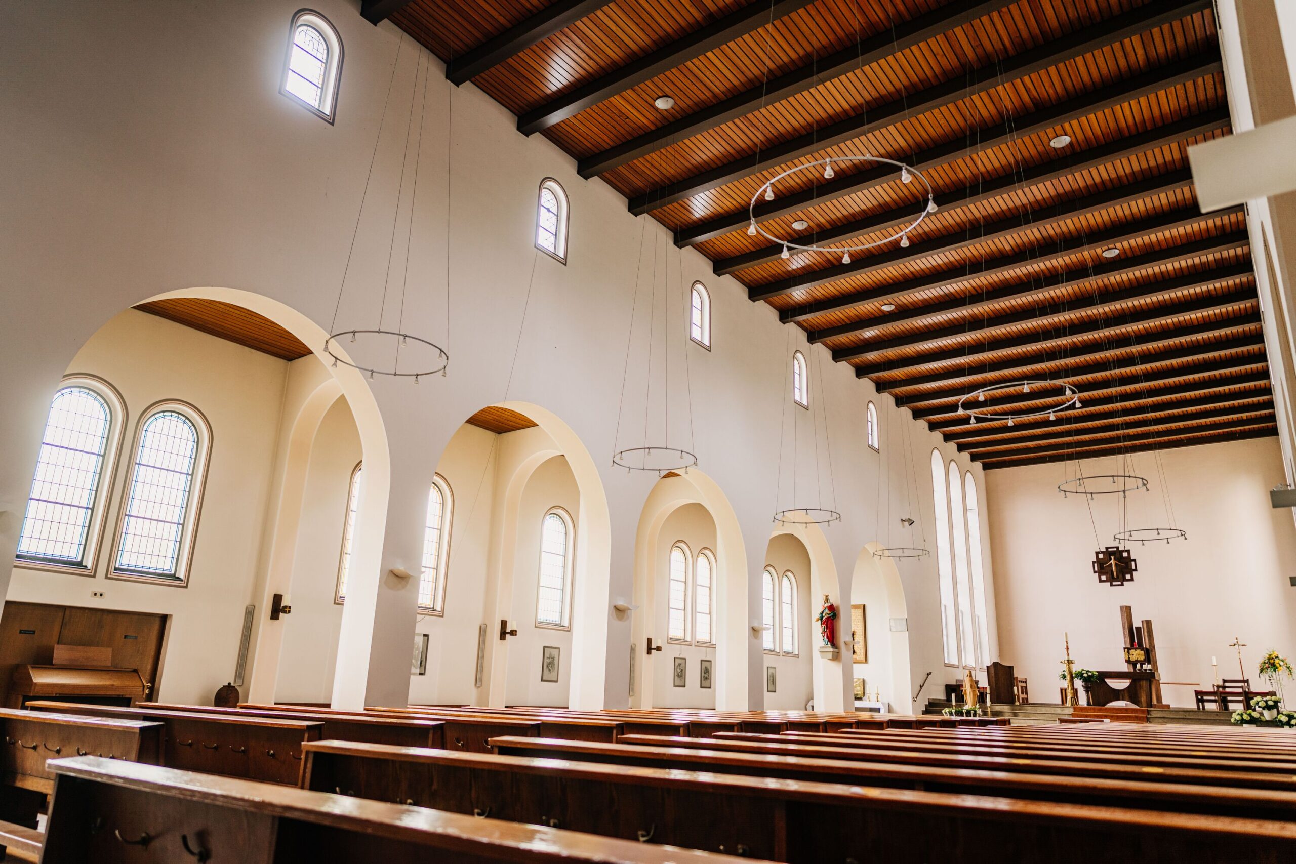 Innenraum der St. Elisabeth-Kirche in Lippstadt