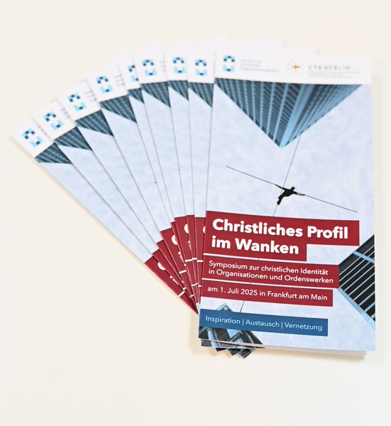 Flyer Symposium Christliches Profil im Wanken