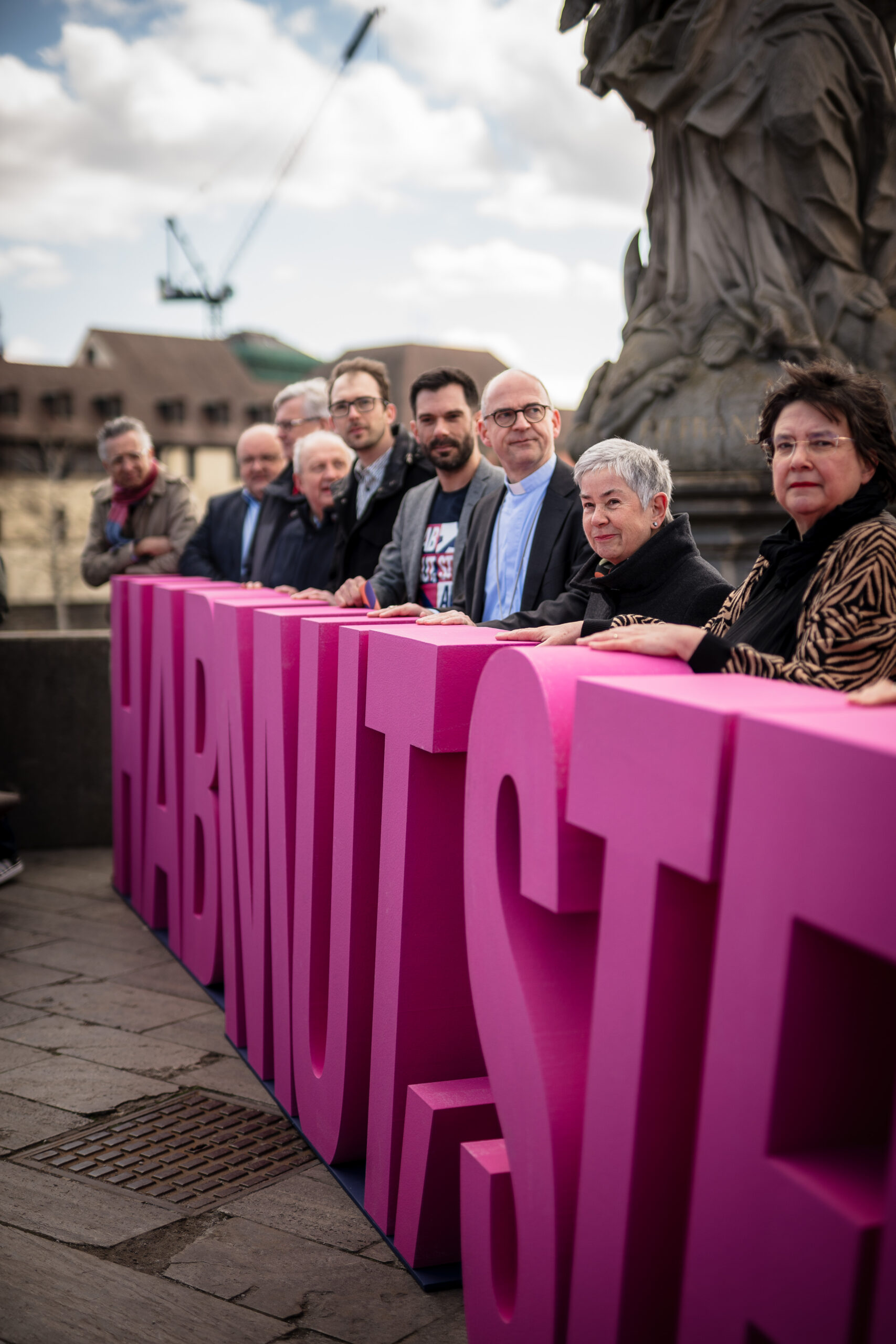 Alte Mainbrücke Würzburg Präsentation Deutscher Katholikentag 2026, Personen