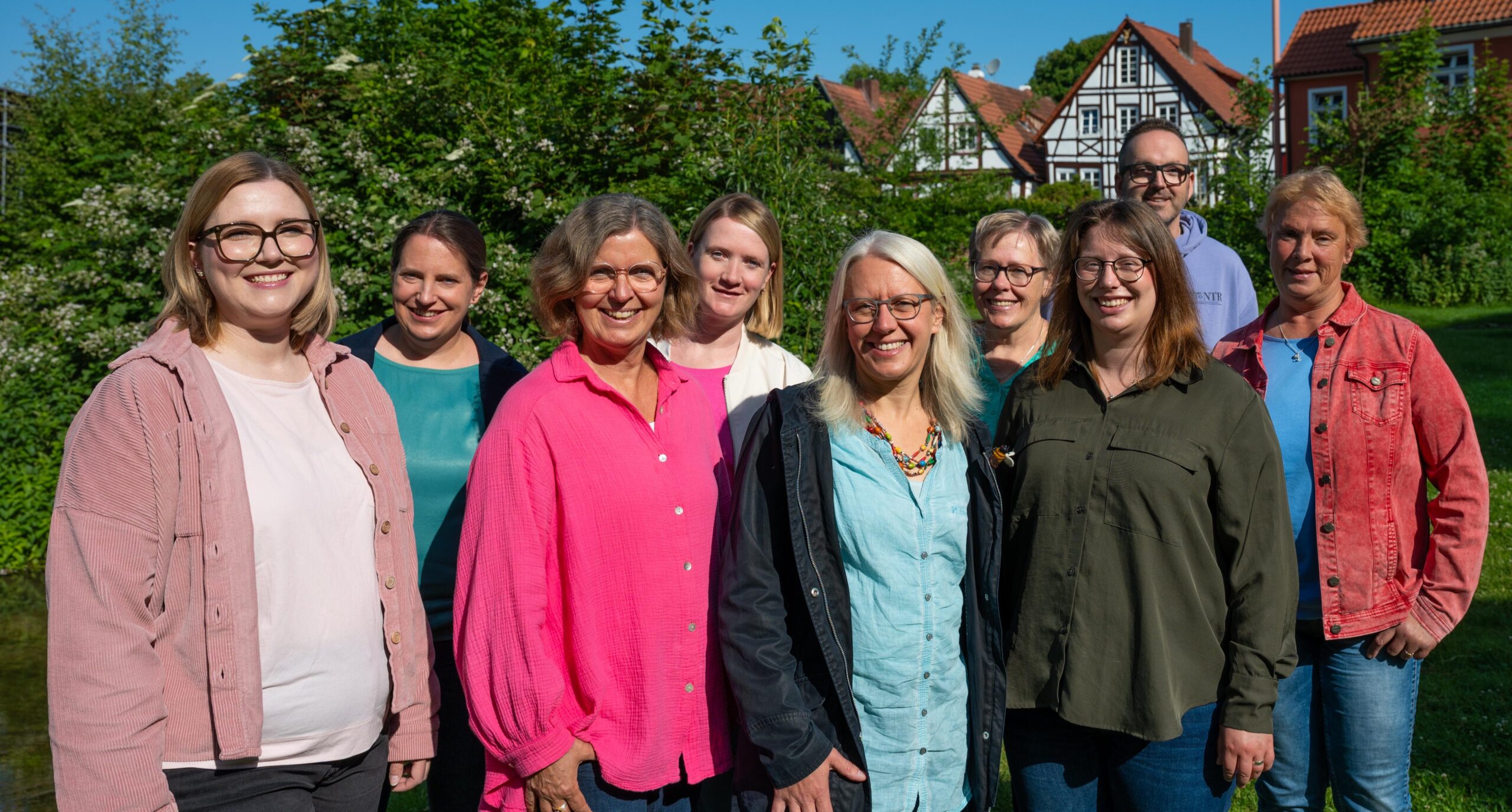 Sarah Münsterteicher, Dr. Katharina Lammers, Dr. Heike Bee-Schroedter, Christiane Lichtenauer, Nicola Maier, Rita Huneke, Lea Milovanovic, Hans-Bodo Markus und Adelheid Büker-Oel.