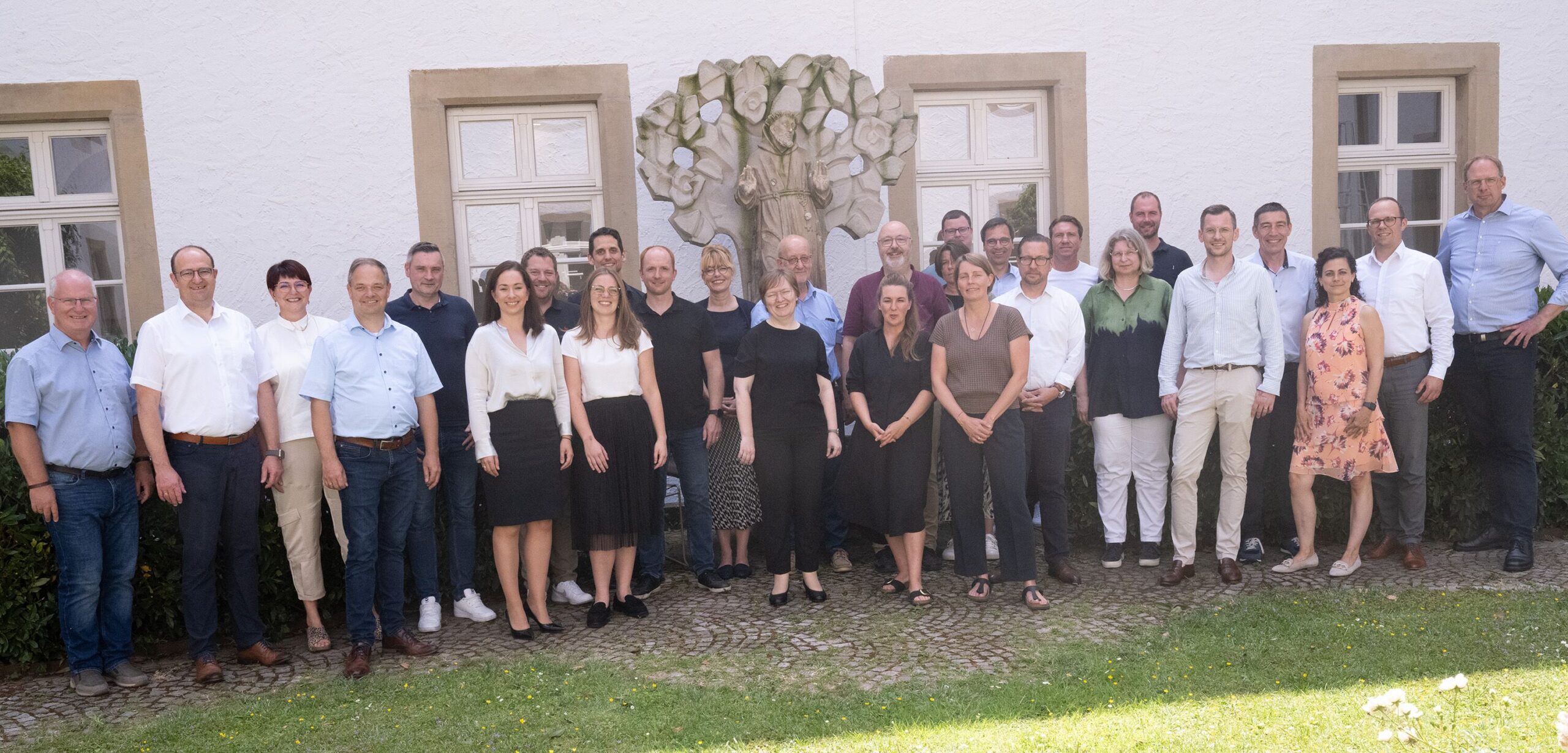 Die (Teil-)projektverantwortlichen für die Transformation der Veraltung beim Kick-off am 2.7.2025 im Liborianum.