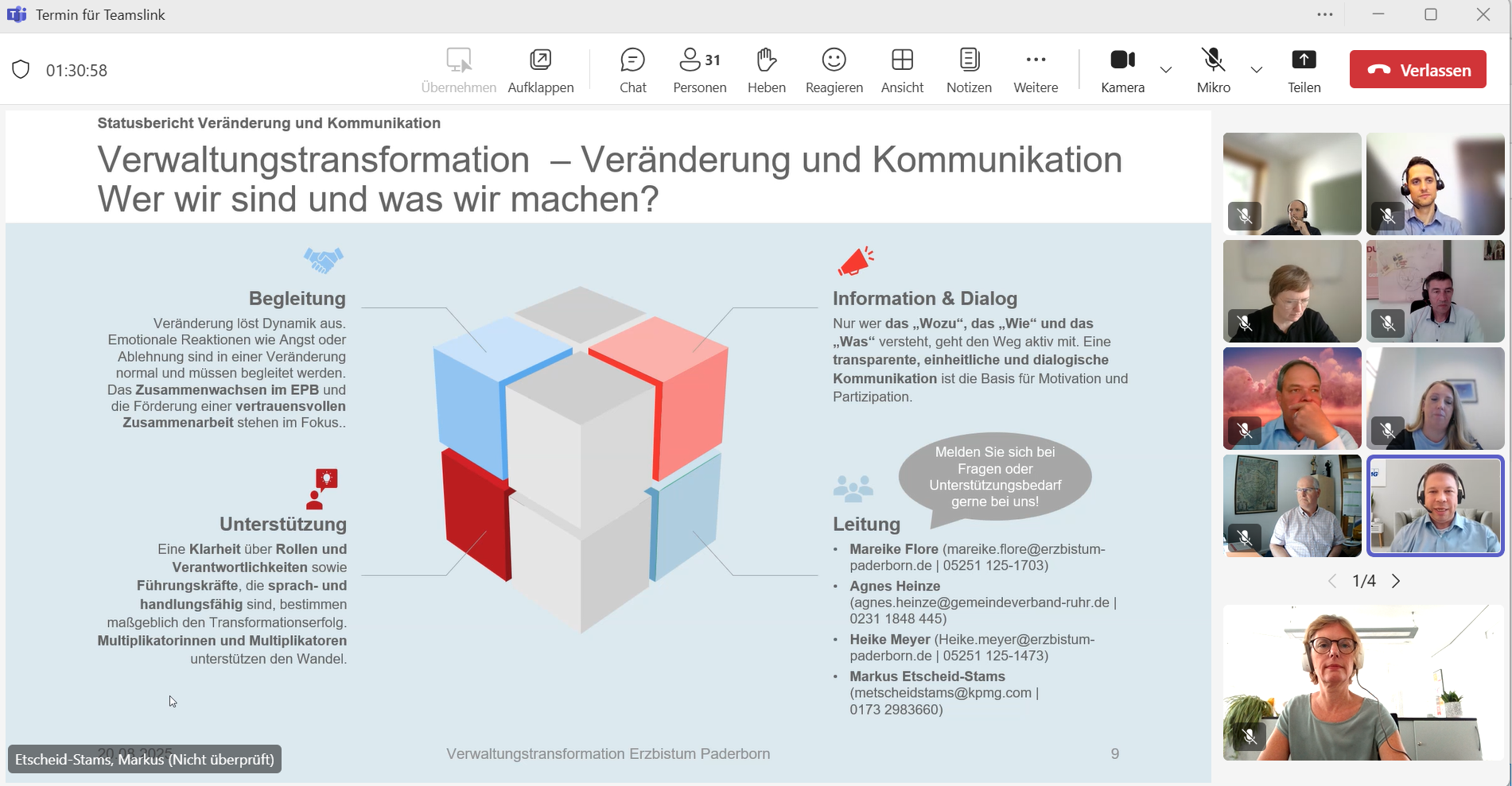 Jour fixe zum Bistumsprozess