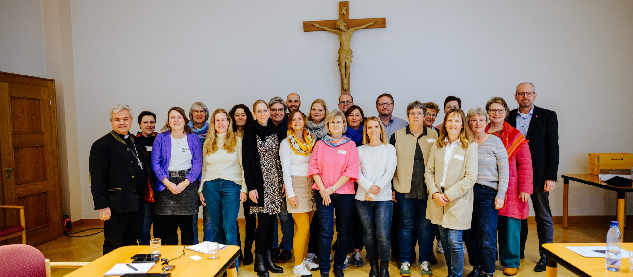 Der Bischof trifft auf Caritas-Koordinatoren