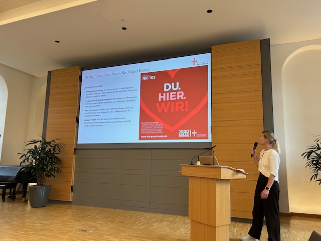 Klar im Fokus: Mitarbeitende des Erzbistums Paderborn leisten einen Dienst an den Menschen.